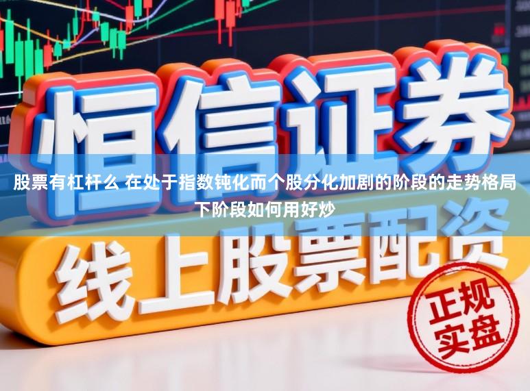 股票有杠杆么 在处于指数钝化而个股分化加剧的阶段的走势格局下阶段如何用好炒