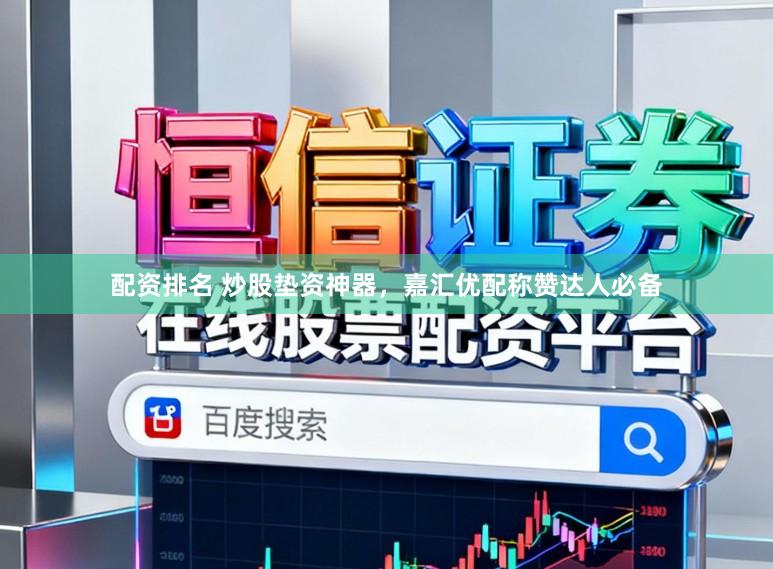 配资排名 炒股垫资神器，嘉汇优配称赞达人必备