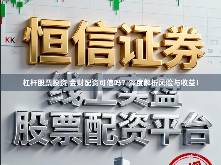 杠杆股票投资 金财配资可信吗？深度解析风险与收益！